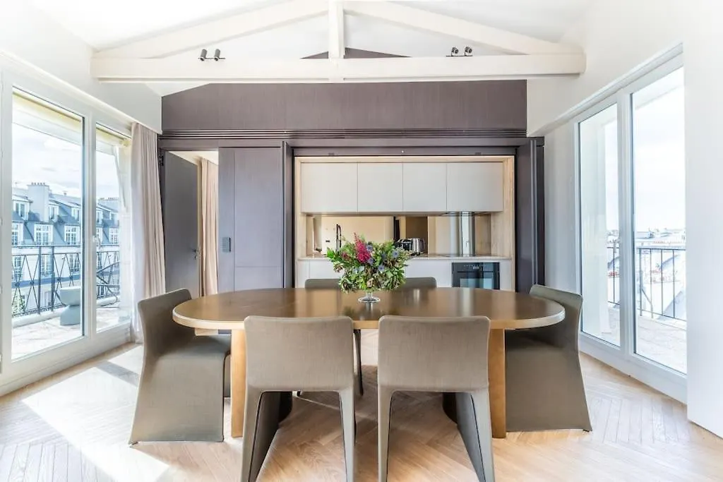Luxueux Appartement Haussmannien Avec Vue Sur Paříž Apartmán