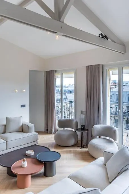 Luxueux Appartement Haussmannien Avec Vue Sur Paříž Apartmán